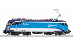 Piko Elektrická lokomotiva Rh 1216 Taurus se 4 pantografy ČD VI - 59844